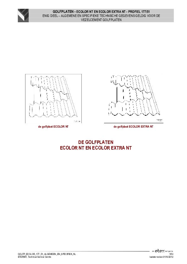 PLAATSINGSGIDS GOLFPLATEN